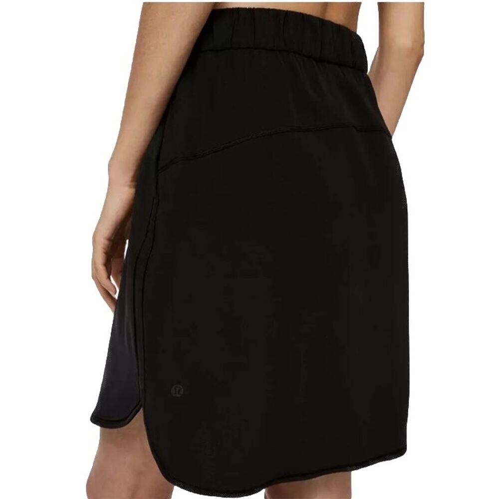Lululemon City Skirt Womens 4 Black Stretch